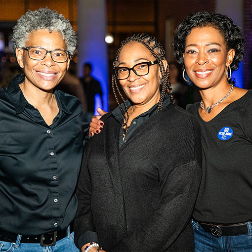 Three women smiling. Link to Life Stage Gift Planner Under Age 60 Situations. lsgp_60.jpg
